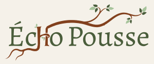 Logo Écho Pousse, qui permet de relier, via une carte, toutes les initiatives écologique en France et dans le monde